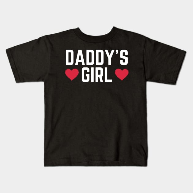 Daddy's Girl Kids T-Shirt by HobbyAndArt